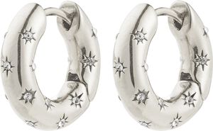 NEVAEH hoops silver-plated