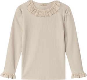 KENNA LS LACE BLOUSE