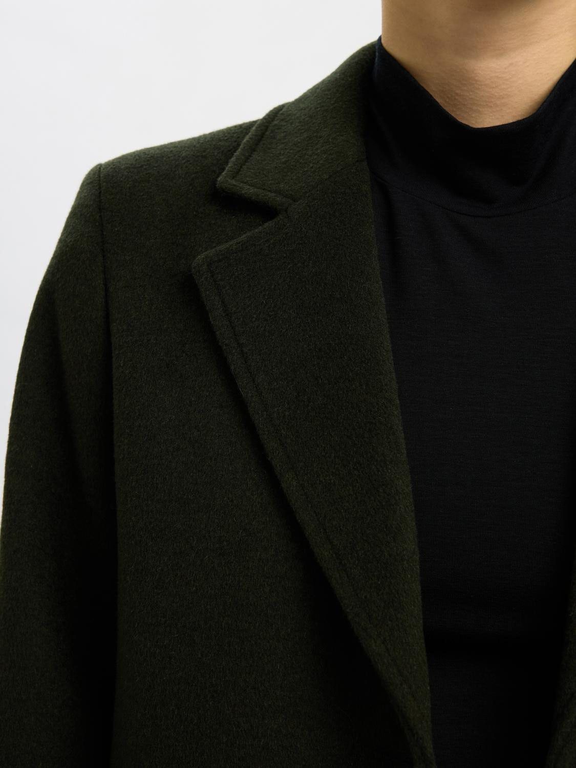 Slfsasja Wool Blend Coat Noos
