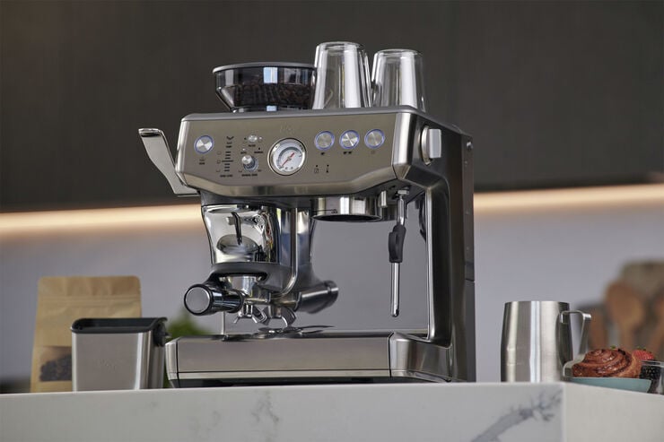 The Barista Express Impress Brushed Steel