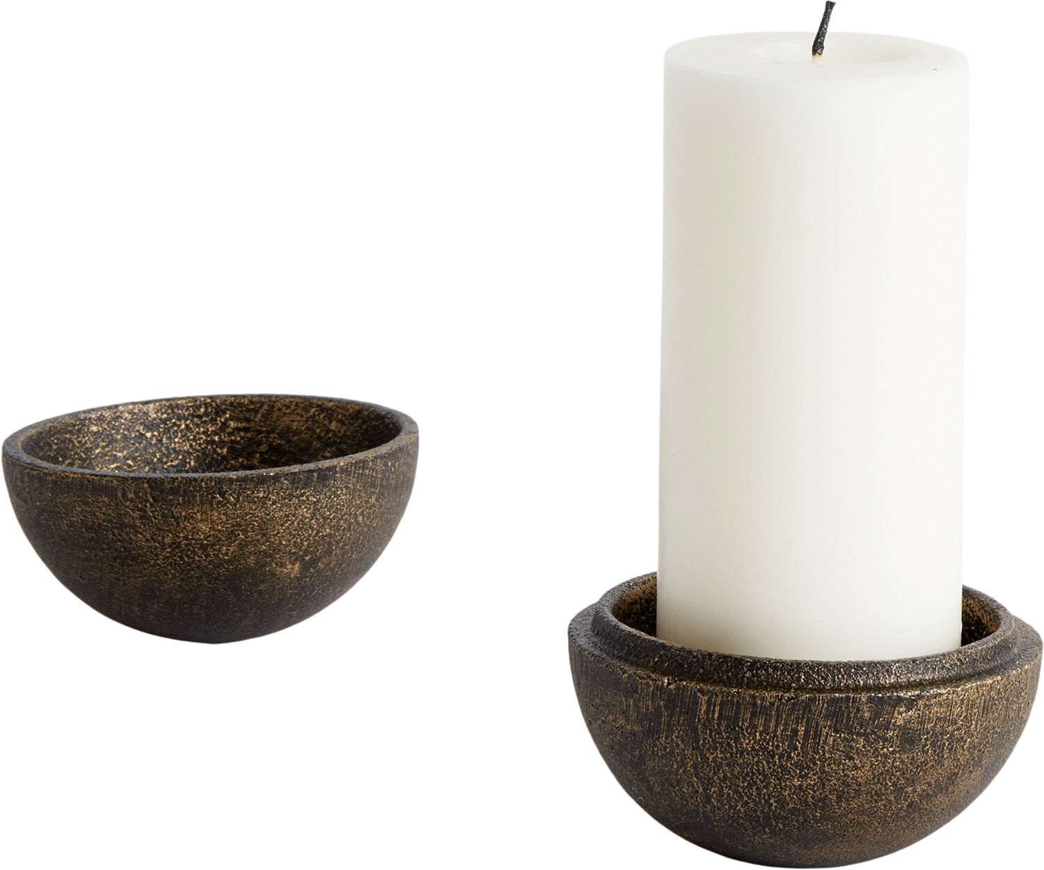 Lysestage Aion - Guld