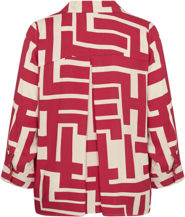 Curvy WA-ALVA 1 Bluse Rød