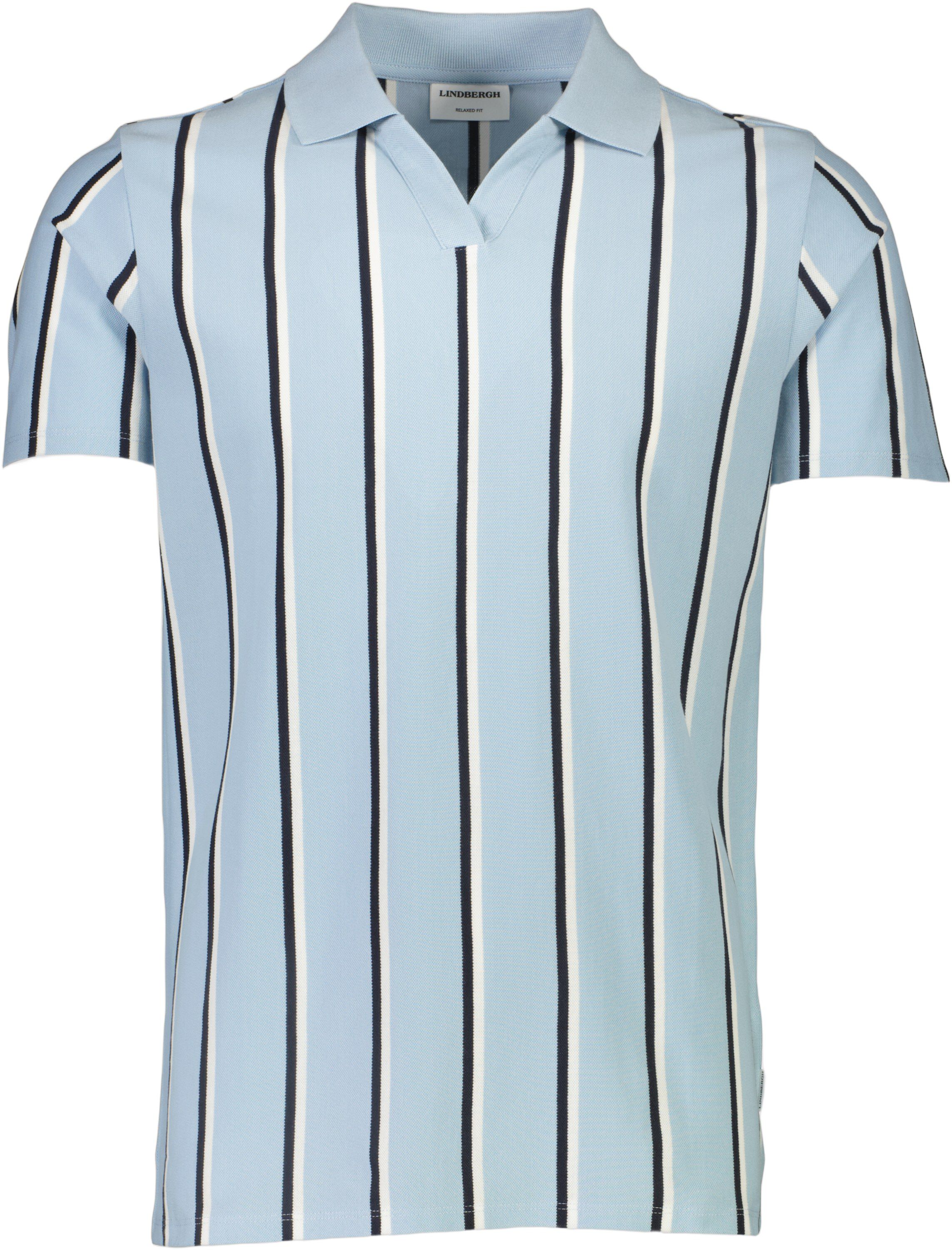 Striped piqu&eacute; polo shirt S/S
