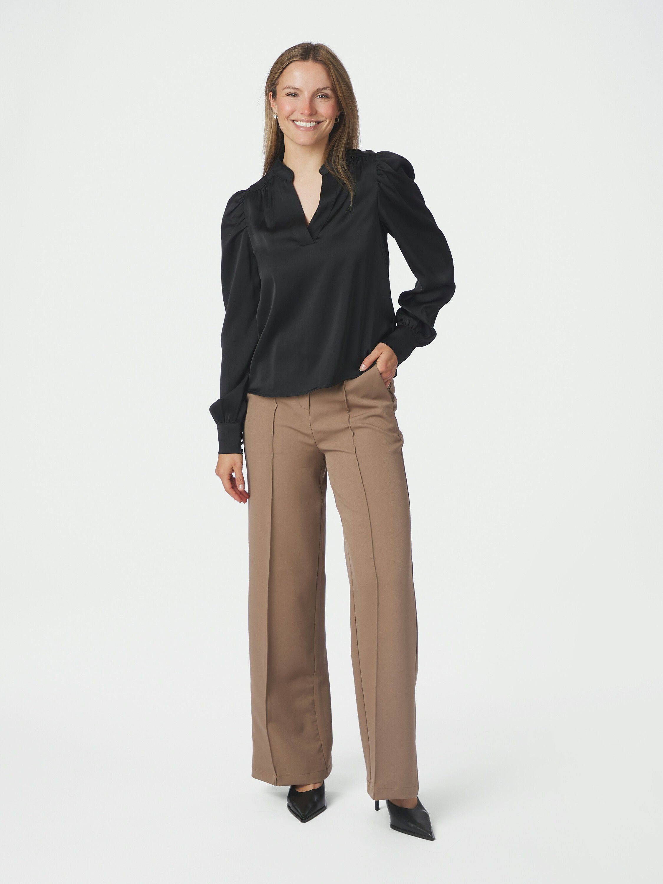 Rosslyn Heavy Sateen Blouse
