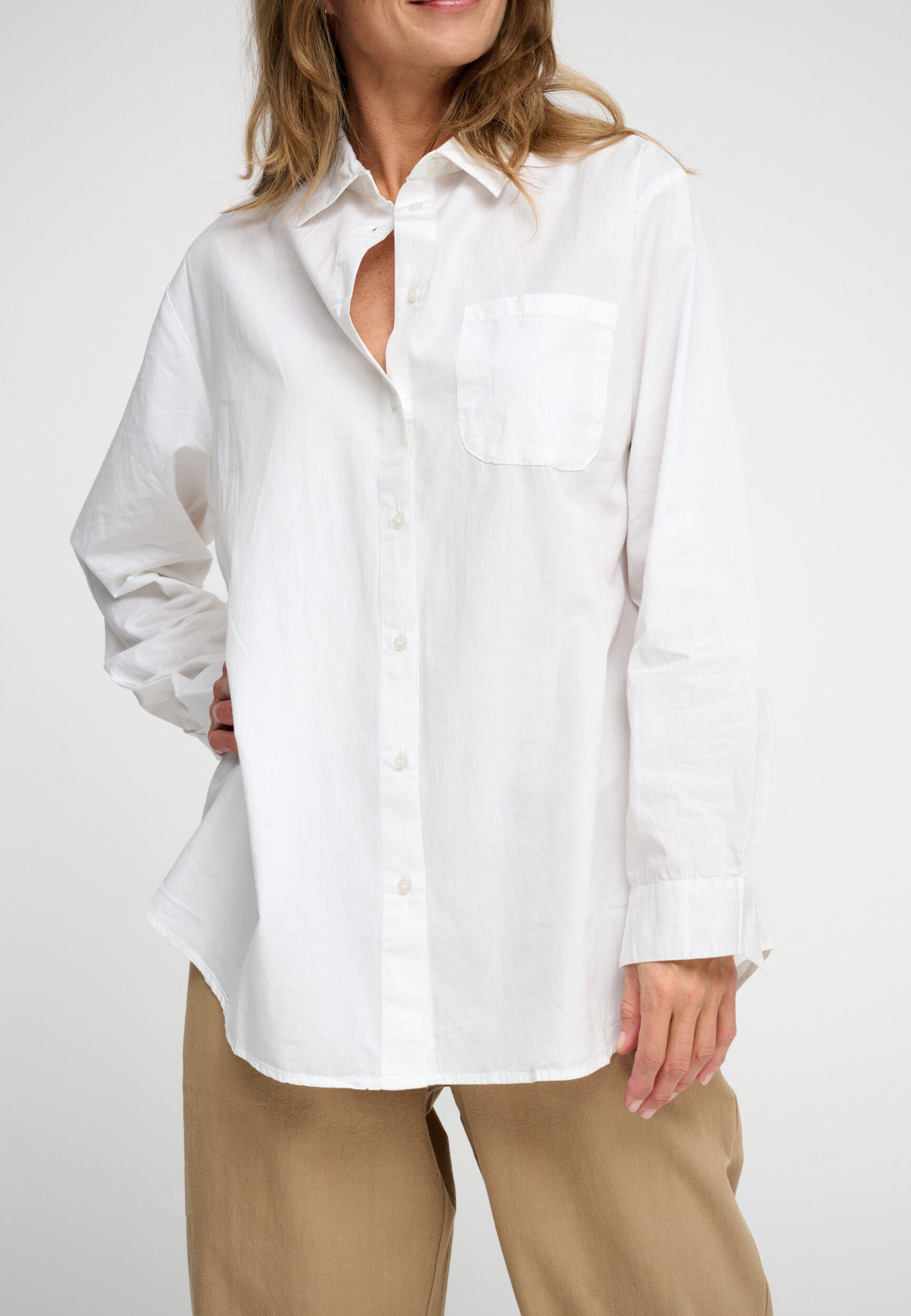 gaia shirt poplin