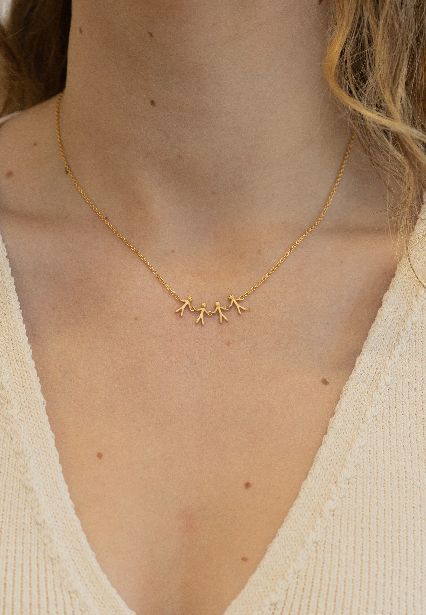 Together Family 4 necklace - GP