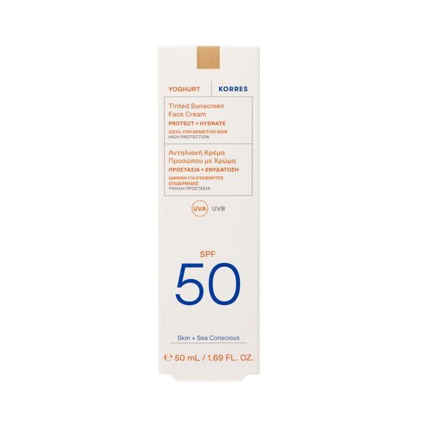 Yoghurt Tinted Sunscreen Face Cream SPF 50