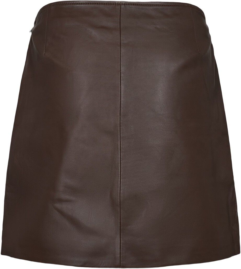 Stephanie Leather Skirt