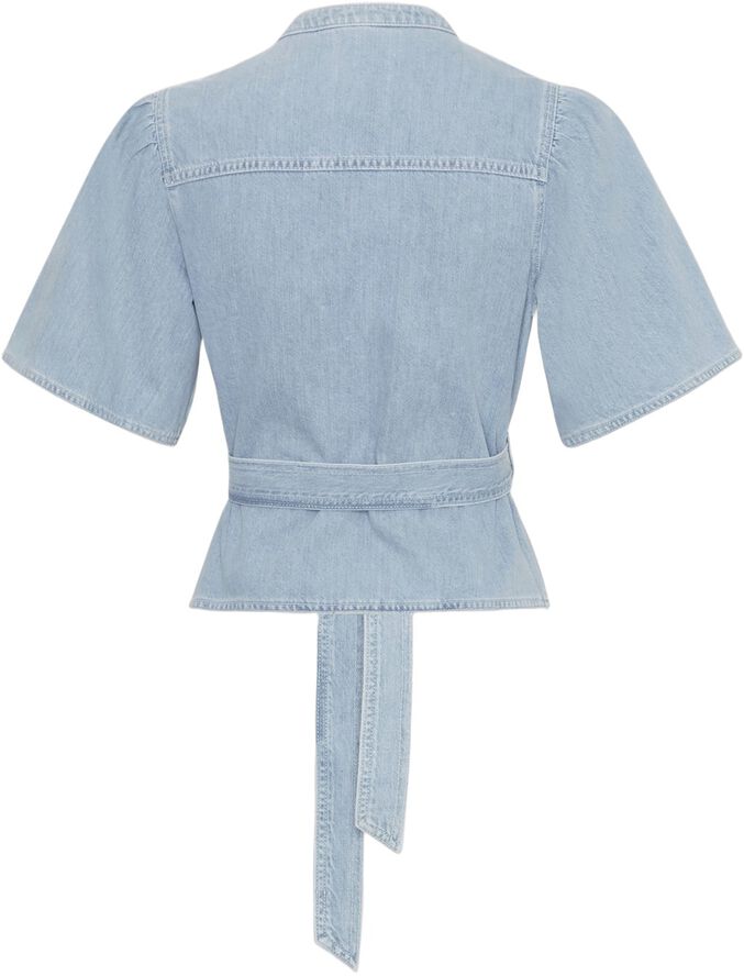 MSCHIngrid Lis 2/4 Denim Belt Shirt
