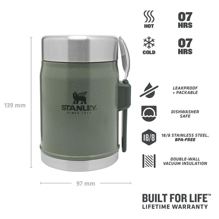 Legendary Food Jar + Spork. 4L