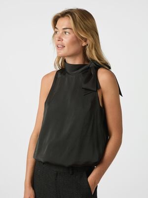 Veda Drapy Satin Top
