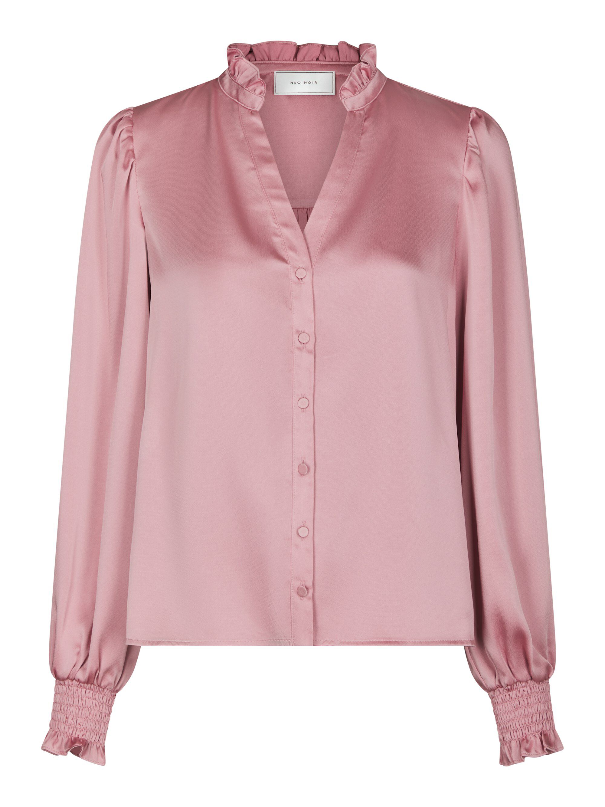 Delsie Drapy Sateen Blouse