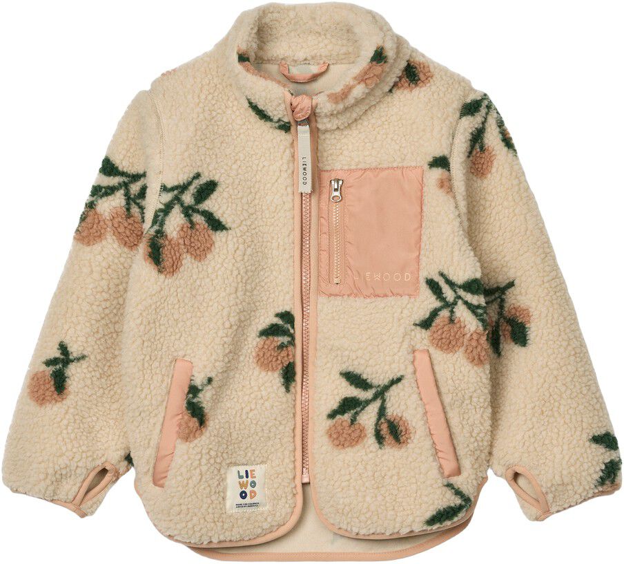 Nolan Pile Jacket Peach / Sea shell
