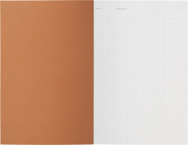 Lille notesbog, lavendel striber