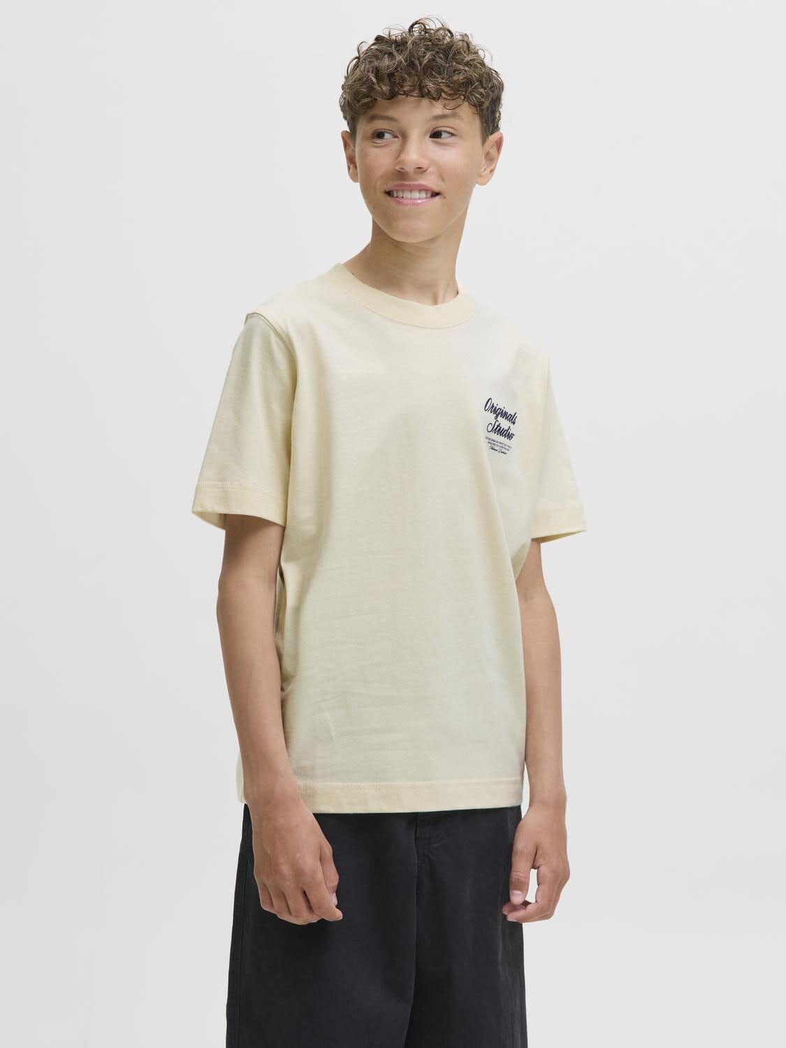 Jornorrebro Typo Tee Ss Crew Neck Sn Jnr