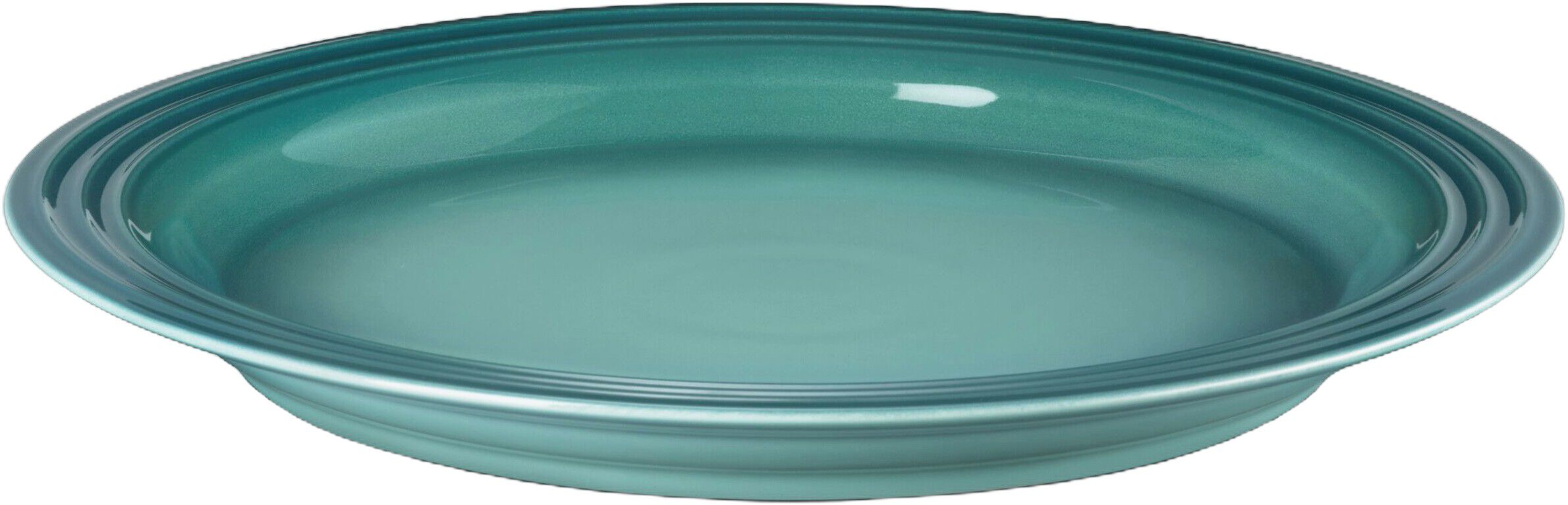 Le Creuset Signature stent&oslash;j middagstallerken 27cm Bleu Riviera