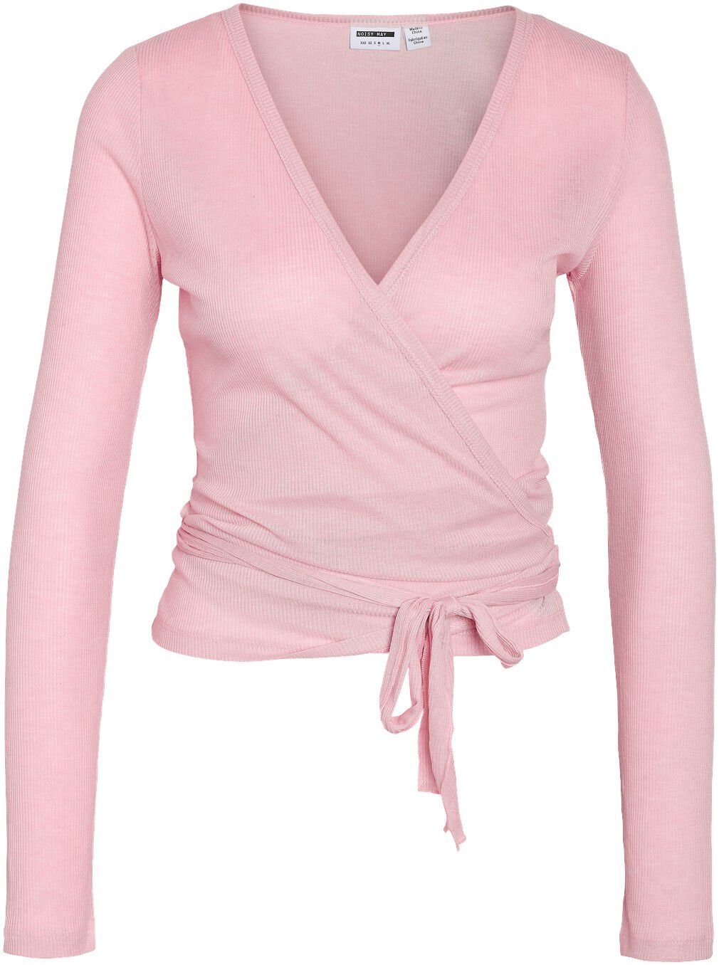 NMNUSA L/S WRAP TOP