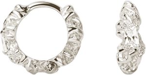 Small Flare Zebra Hoops