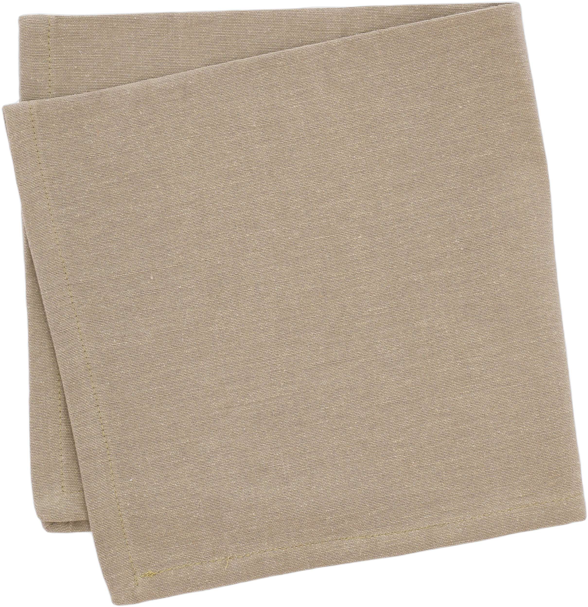 T&oslash;yserviett 45 x 45 cm Fungi brown 100% ny bomull