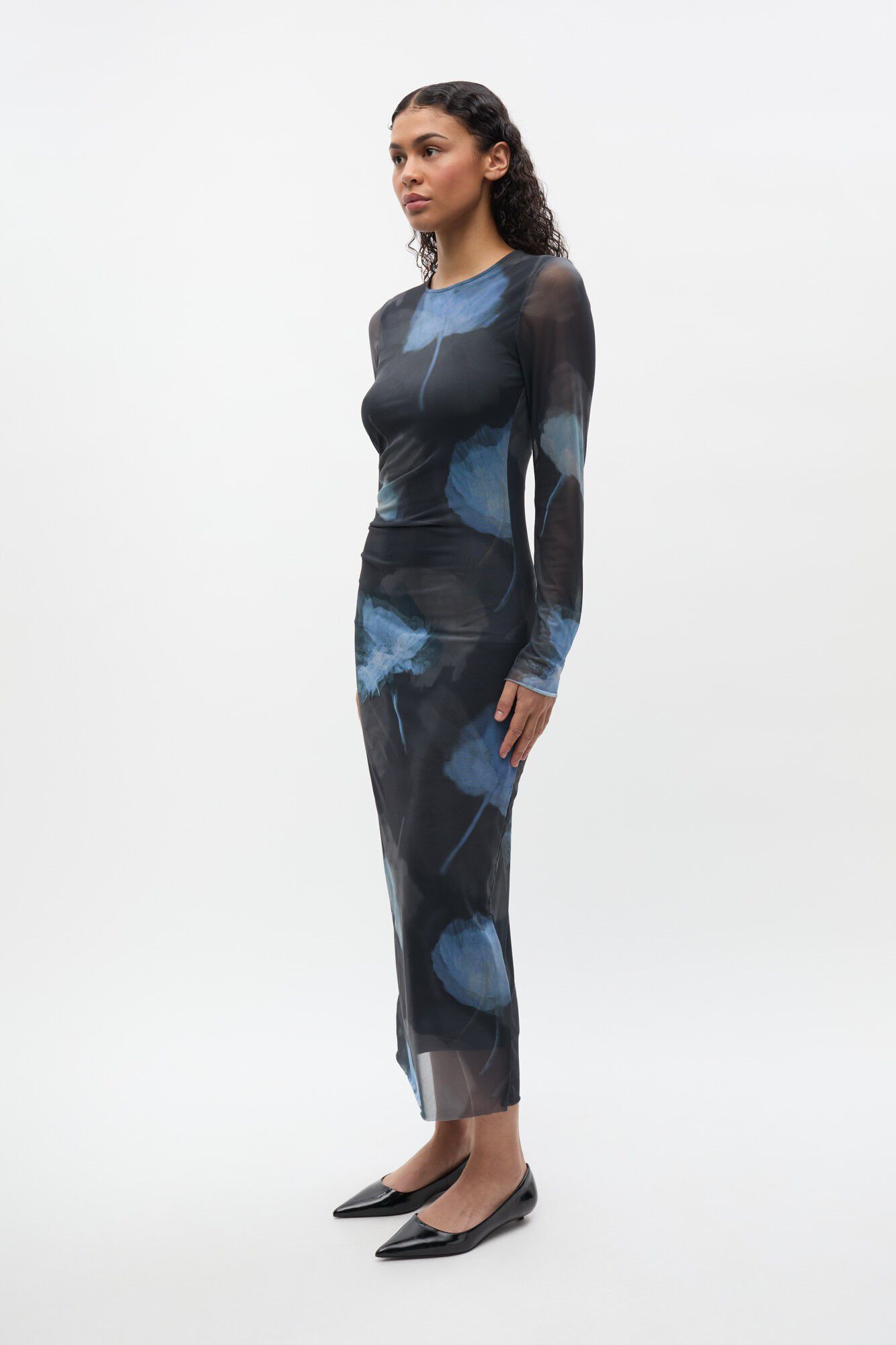 ENLOMOND LS DRESS AOP 7042