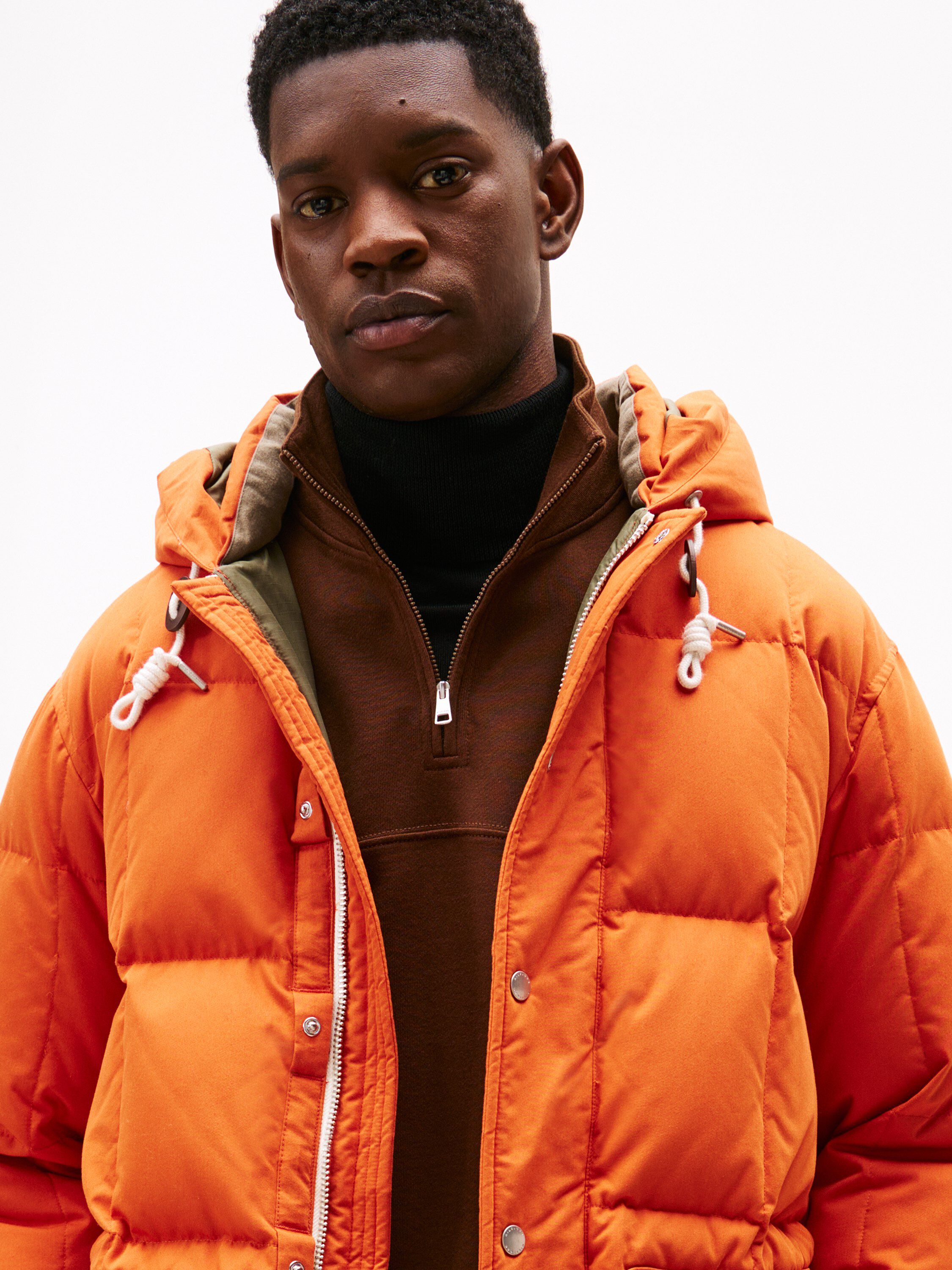 SQUARE BAFFLED DOWN PARKA