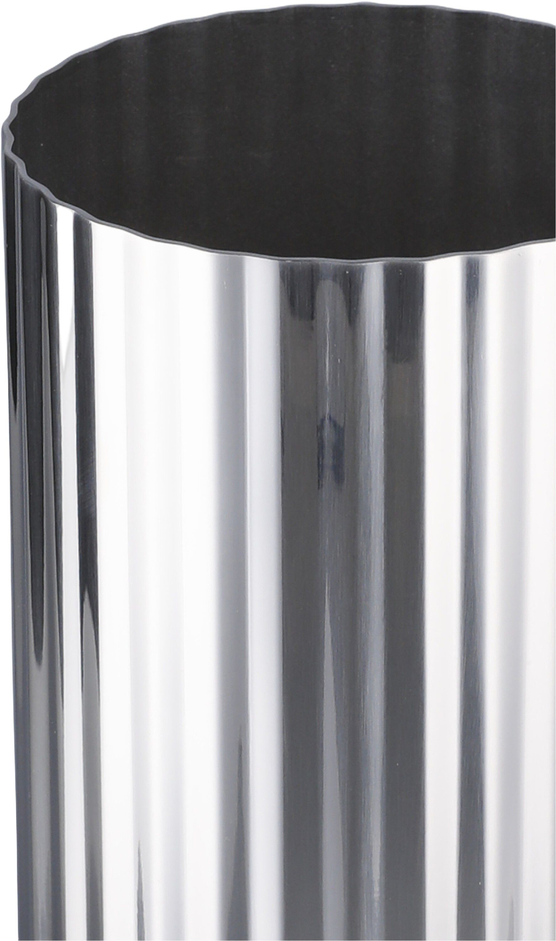 Lyngby Vase H15. 5 cm st&aring;l rustfrit st&aring;l