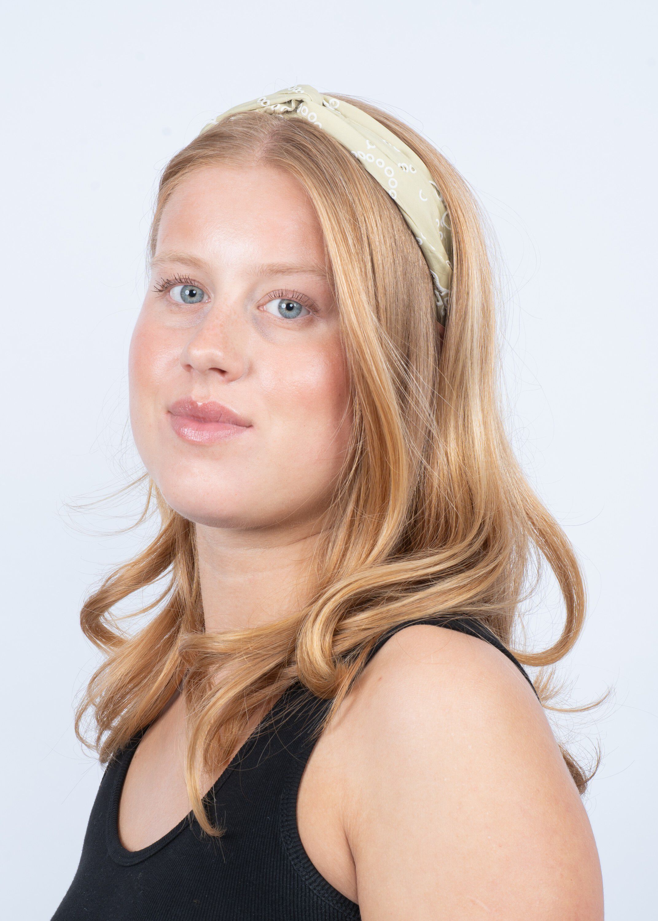 Floral Broderie Twist Headband