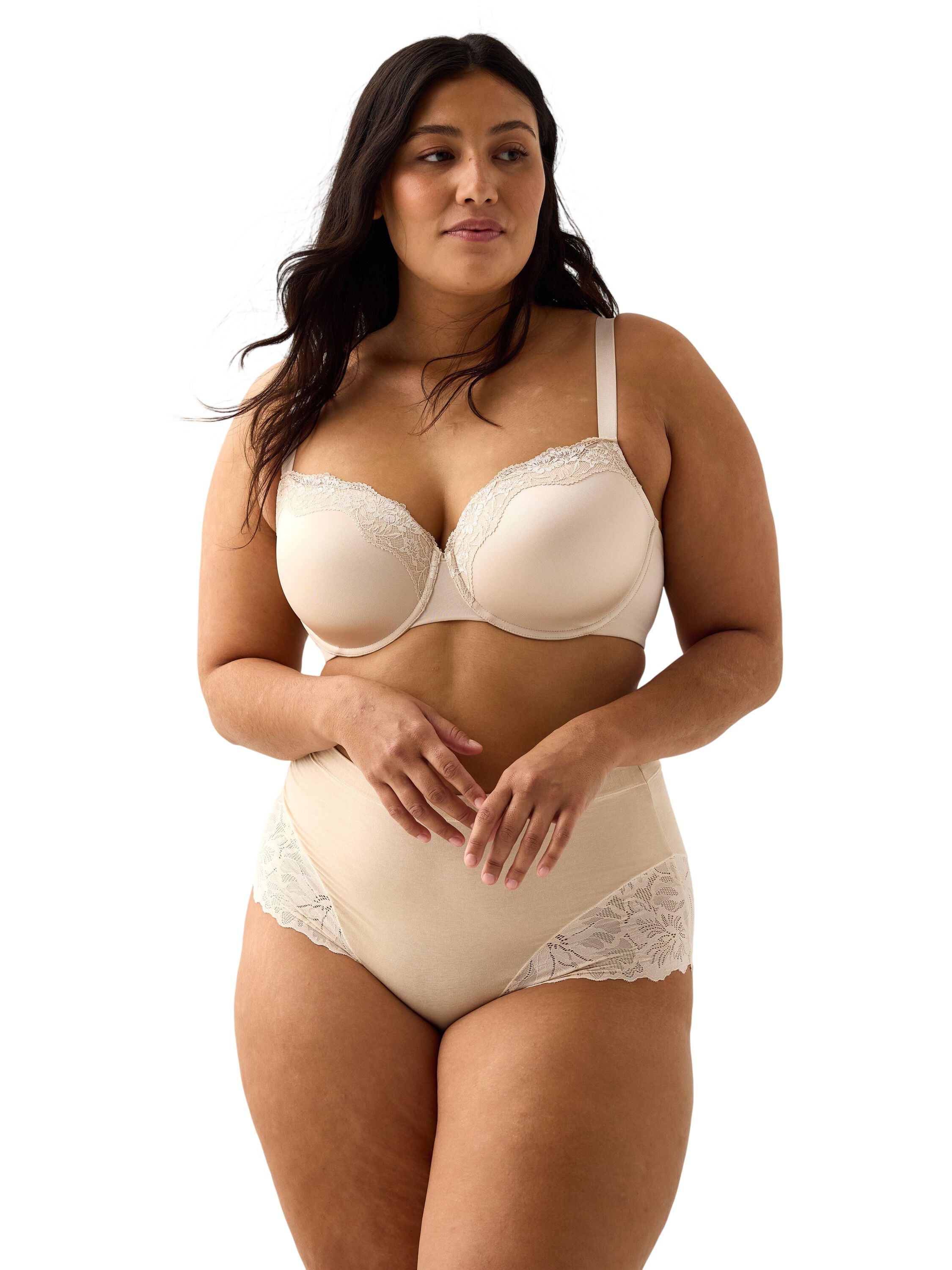 En komfortabel balconette-BH med fi