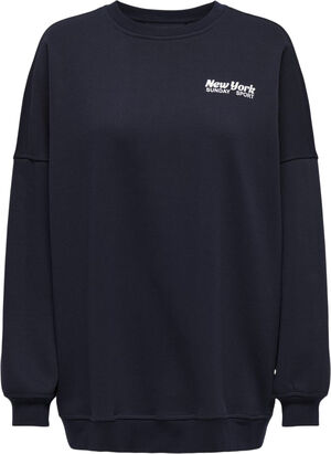ONLDAZE L/S OVERSIZE PRINT O-NECK B