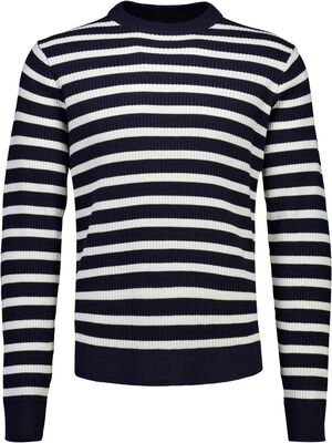 Recycled crew neck knit L/S