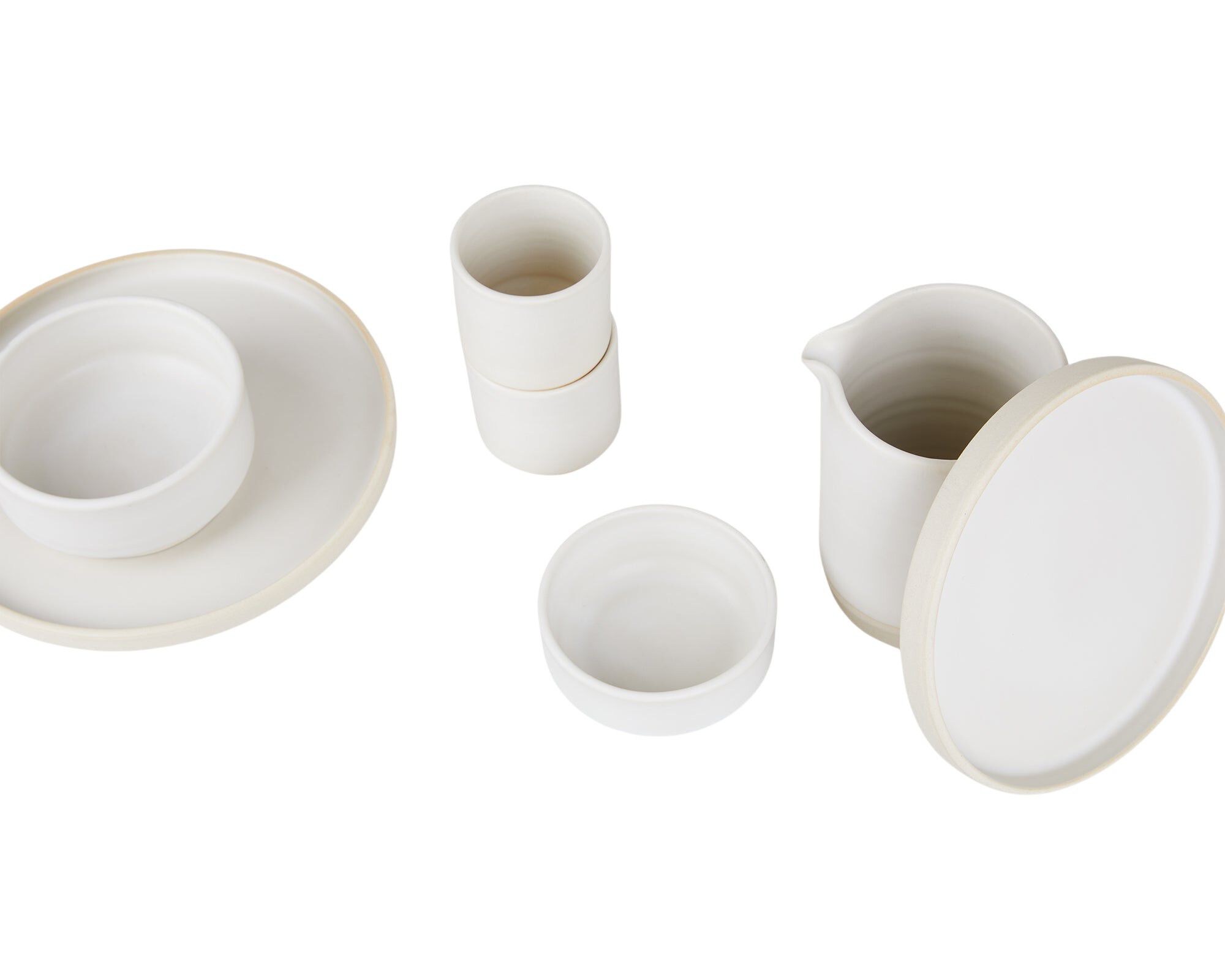 Otto Ceramic Plate Set of Two | Natural | Large