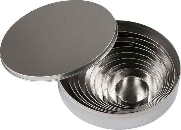 Utstikkersett rund 9 stk. stål