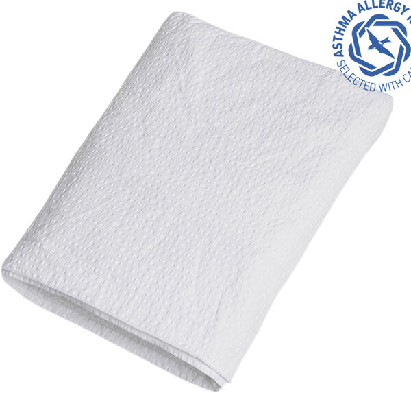 Pure vævet Krepp lagen hvid