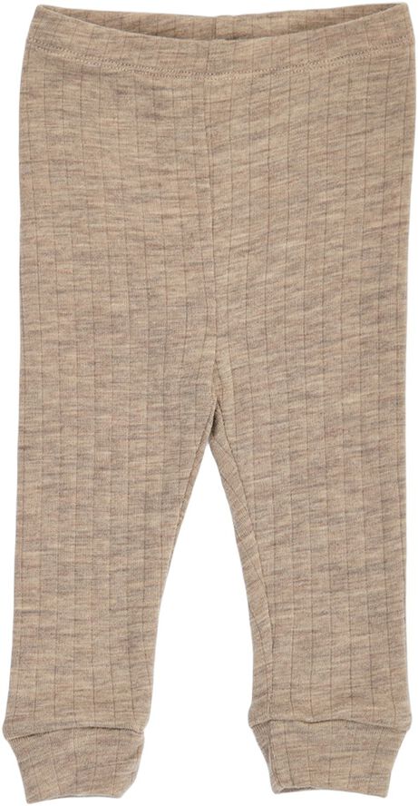 Woolly rib cuff pants