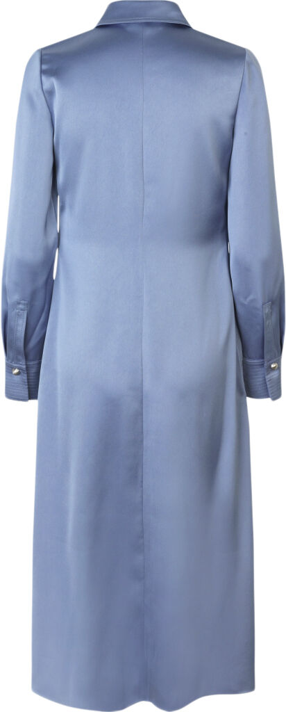 Collared Midi Dress, 2261 Satin