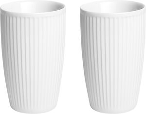 "Termosmugg Pliss&Atilde;&copy; 35 cl 9 x 14 cm 2 st Vit"