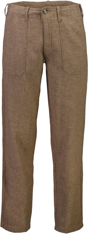 Linen blend herringbone pants