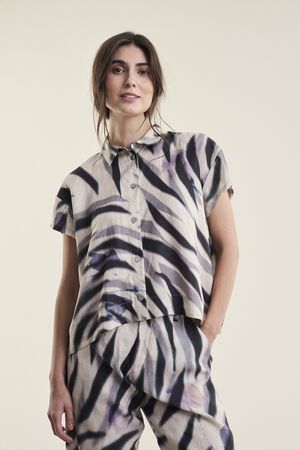 Harukaze kort &aelig;rmet skjorte