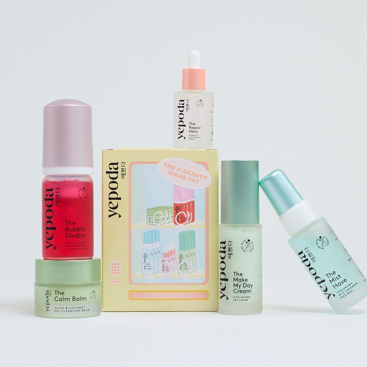 The K-beauty Icons Set Din essentielle K-Beauty-rutine til en god sta
