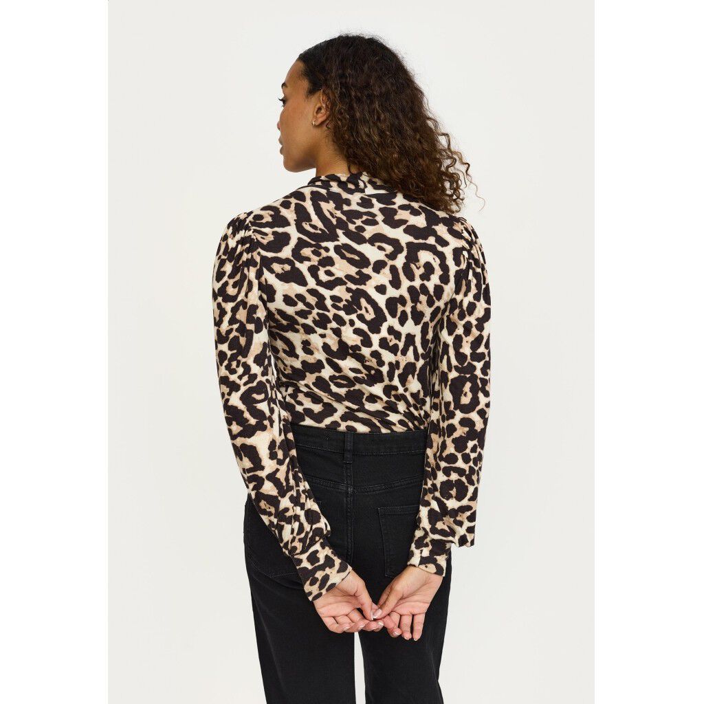 SRRoman T-Neck Top Printed