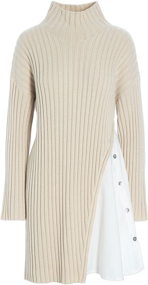 Gamine knit lang bluse