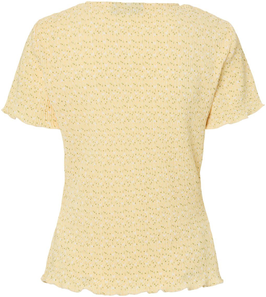 Pcflora Ss O-Neck Top Jrs Msa Bc