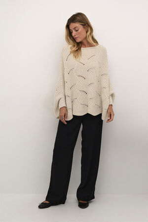 CRMistletoe Knit Poncho