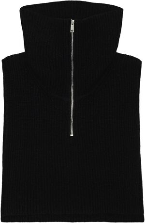 Cashmere Zip-up Neck Warmer