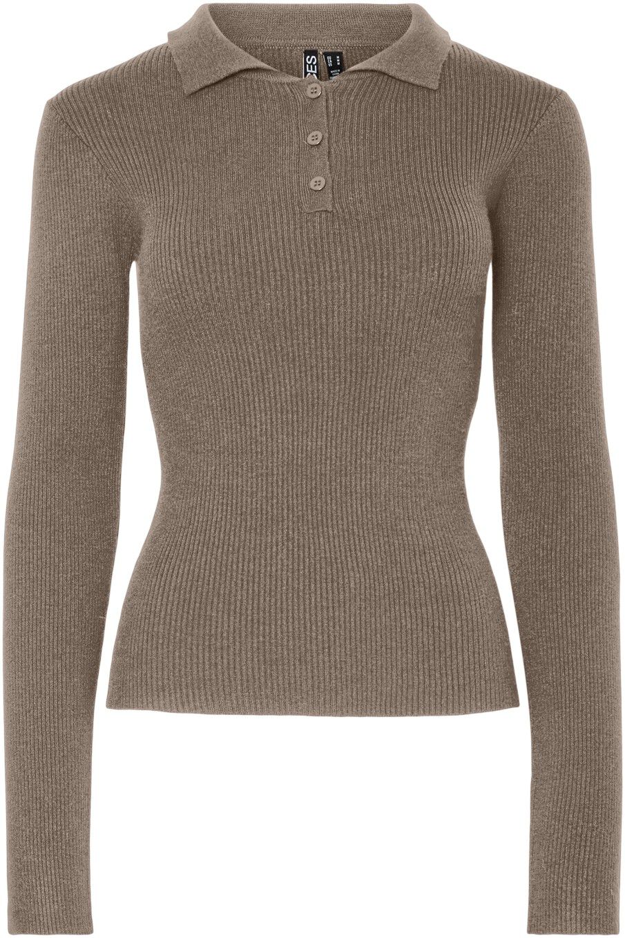 PCMIRA LS POLO KNIT NOOS BC