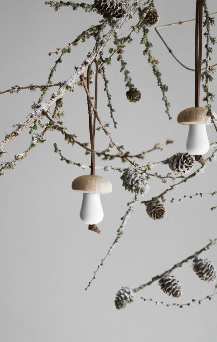 Forest Tales Svamp &Oslash;4. 5 cm blank hvid