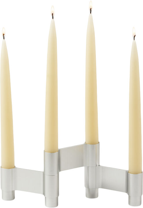 LINK, CANDLE HOLDER, POLISHED ALUMINIUM, 11060P