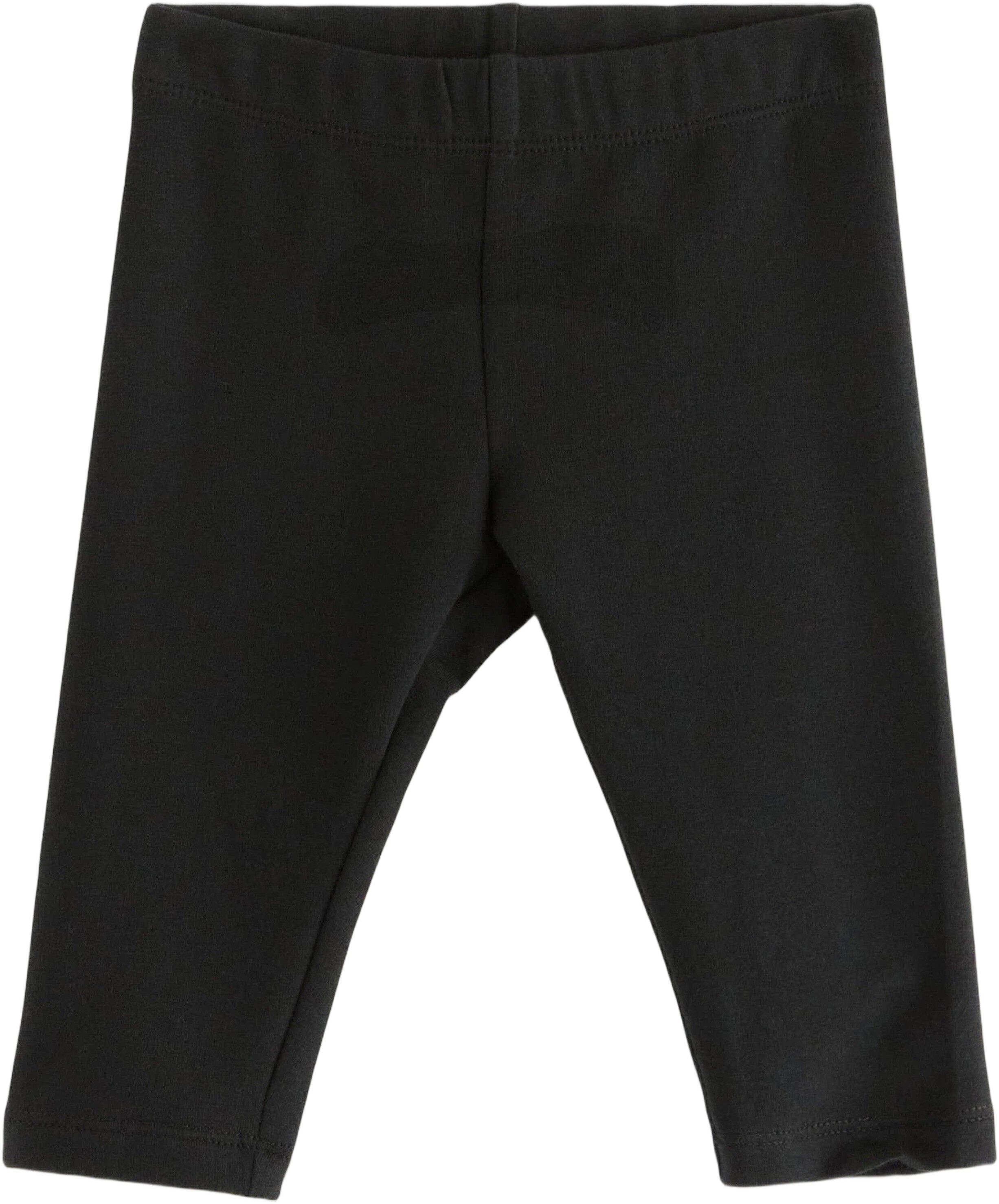 Mjuka leggings i trik&aring; med res&aring;r