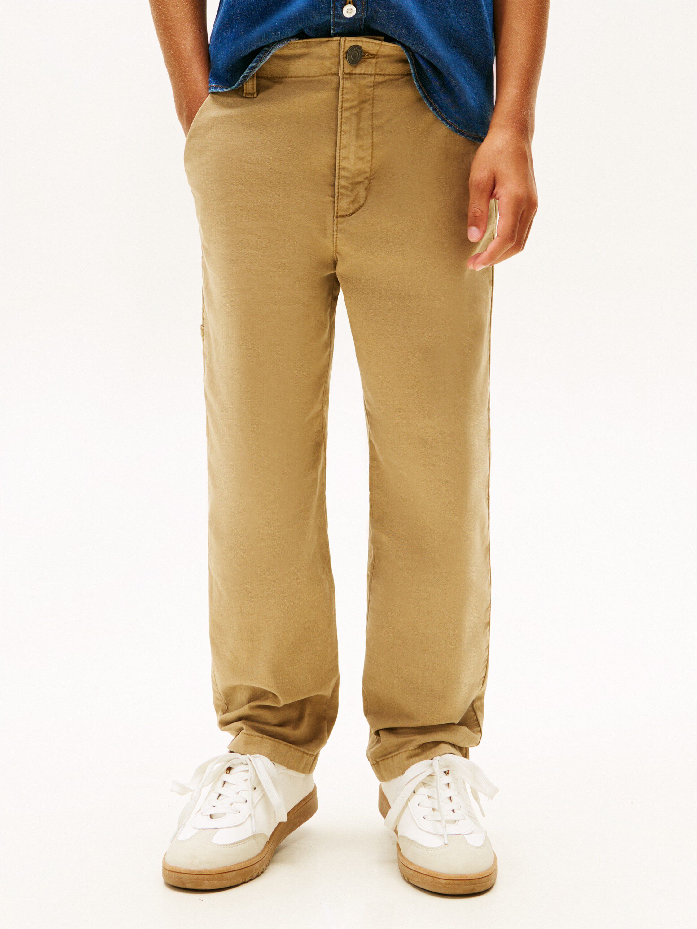 Essential Herringbone Twill Relaxed Carpenter Trousers