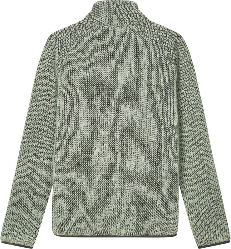 Janitor'' Double Layer Zip Cardiga